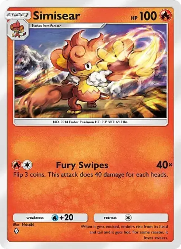 Simisear — Mega Rising card #038