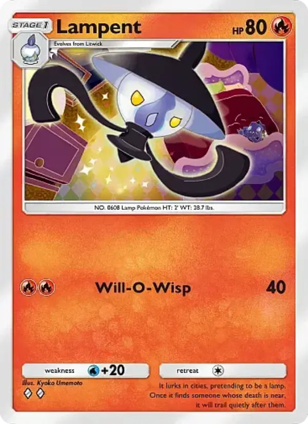 Lampent — Mega Rising card #042