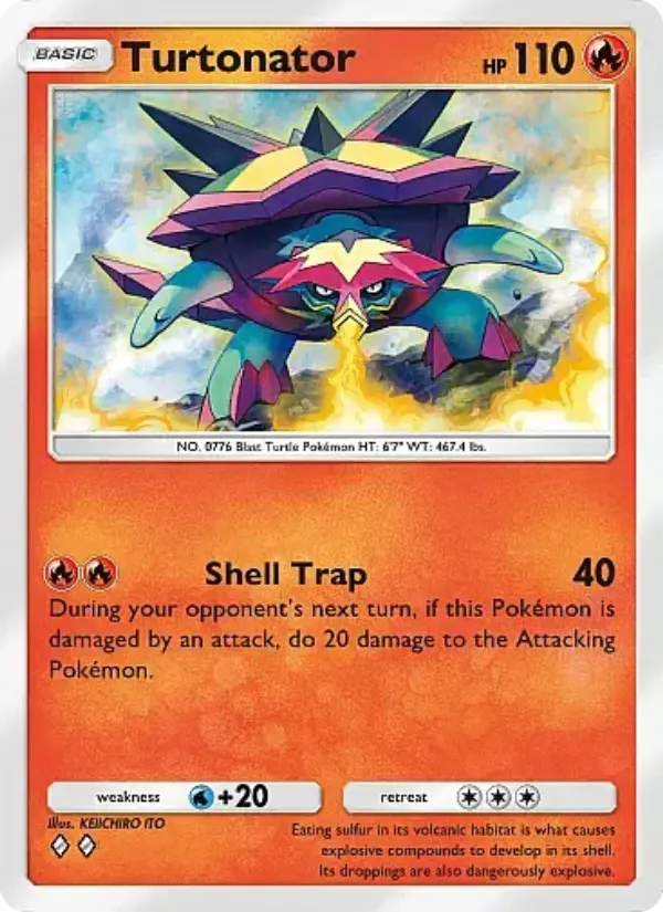 Turtonator — Mega Rising card #047
