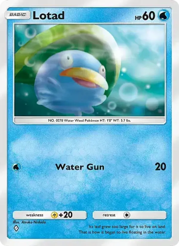 Lotad — Mega Rising card #053