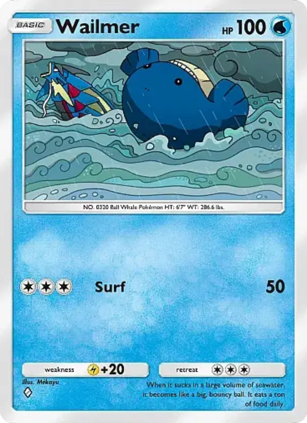 Wailmer — Mega Rising card #056
