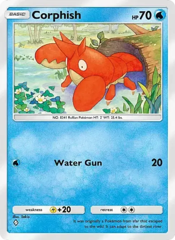 Corphish — Mega Rising card #058
