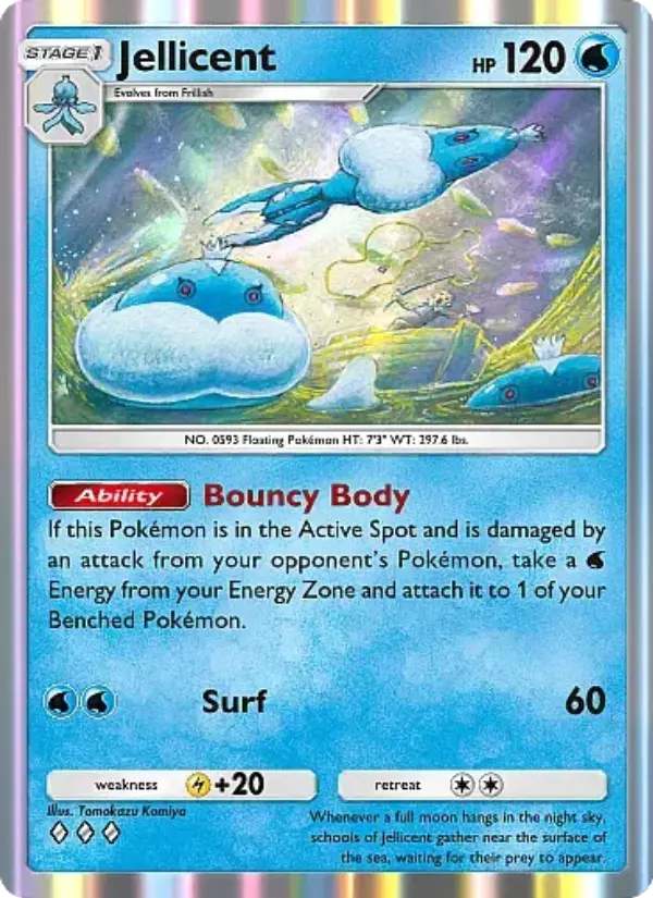 Jellicent — Mega Rising card #069