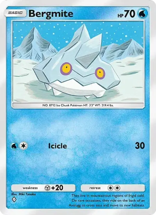Bergmite — Mega Rising card #074