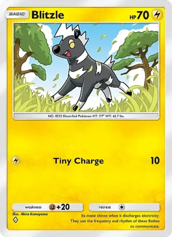 Blitzle — Mega Rising card #090