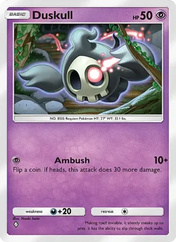 Duskull — Mega Rising card #103