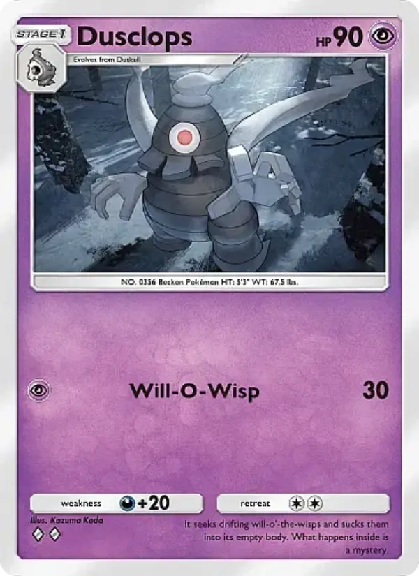 Dusclops — Mega Rising card #104