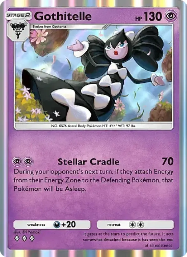Gothitelle — Mega Rising card #114