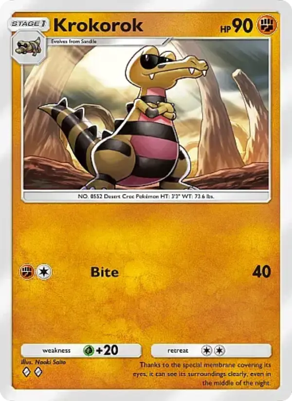 Krokorok — Mega Rising card #131