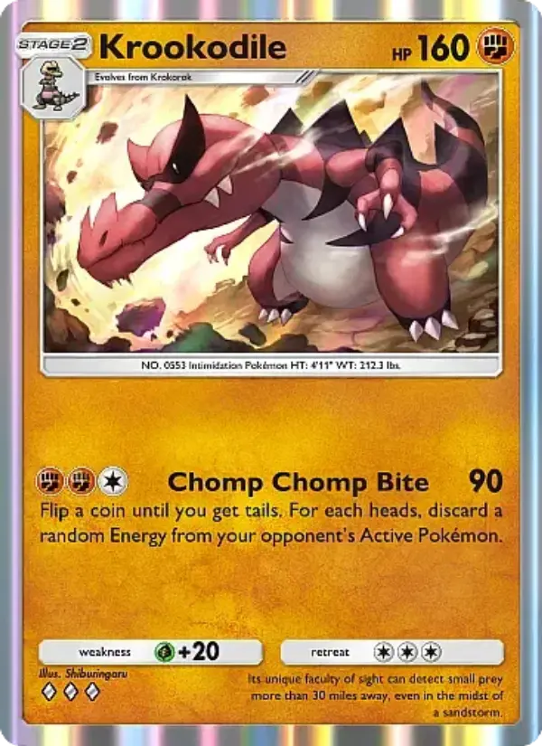 Krookodile — Mega Rising card #132