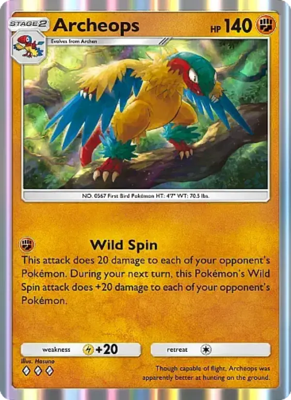 Archeops — Mega Rising card #134