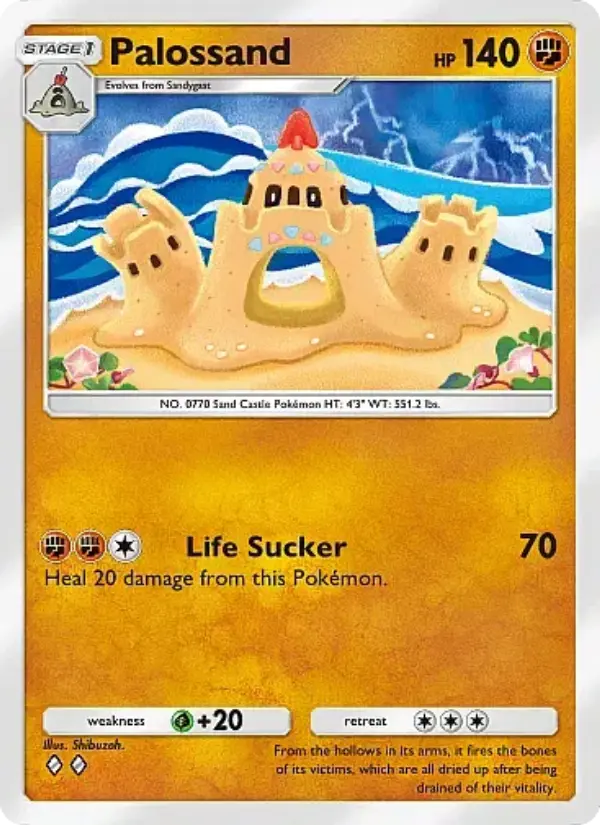 Palossand — Mega Rising card #144