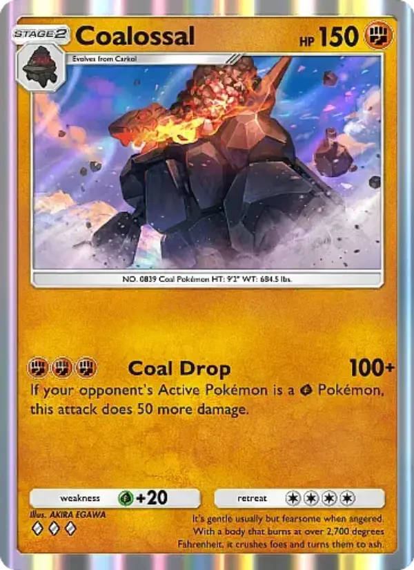 Coalossal — Mega Rising card #147
