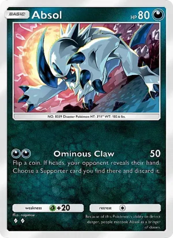 Absol — Mega Rising card #150