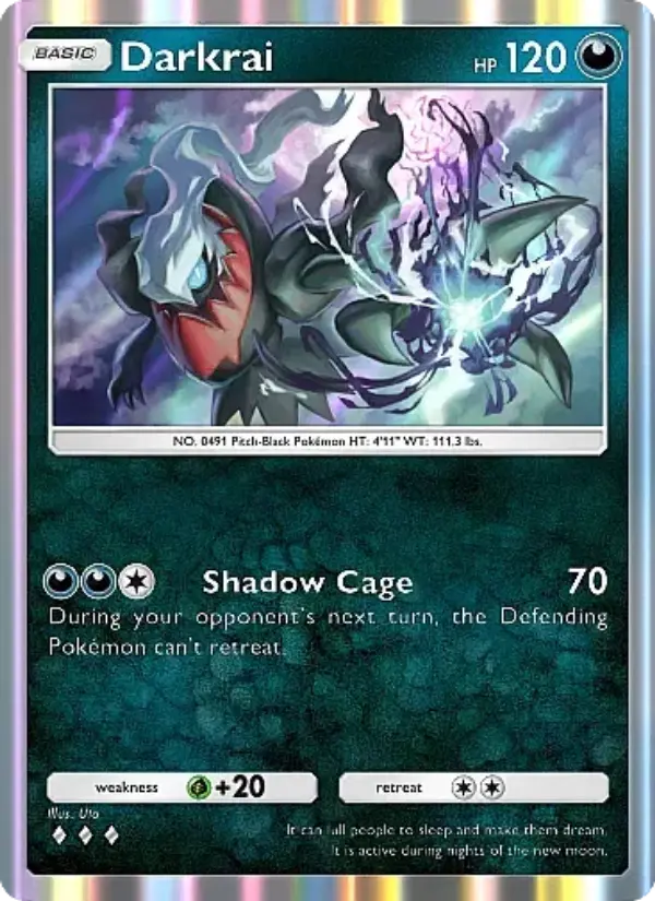 Darkrai — Mega Rising card #154
