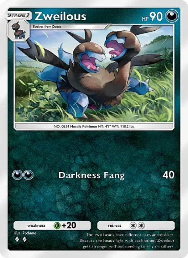 Zweilous — Mega Rising card #156