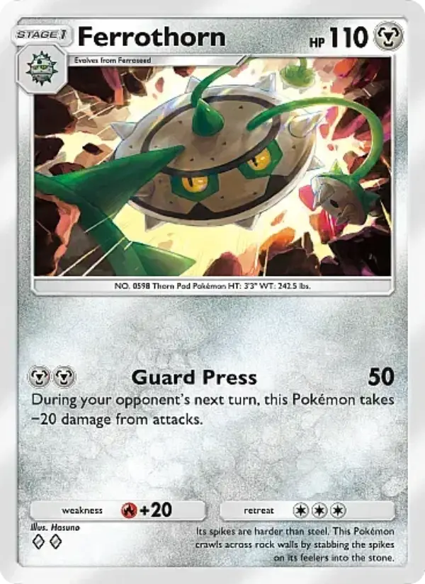Ferrothorn — Mega Rising card #167