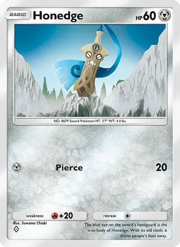 Honedge — Mega Rising card #170