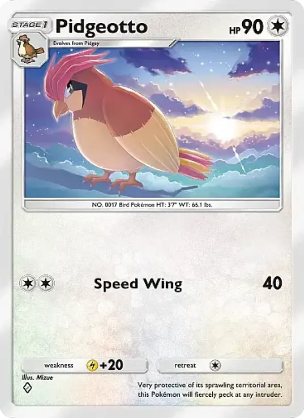 Pidgeotto — Mega Rising card #181