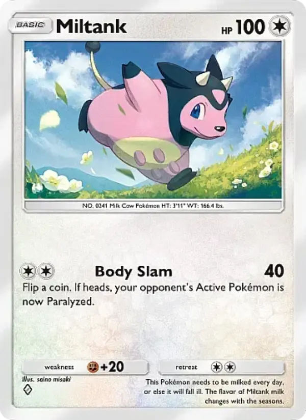 Miltank — Mega Rising card #187