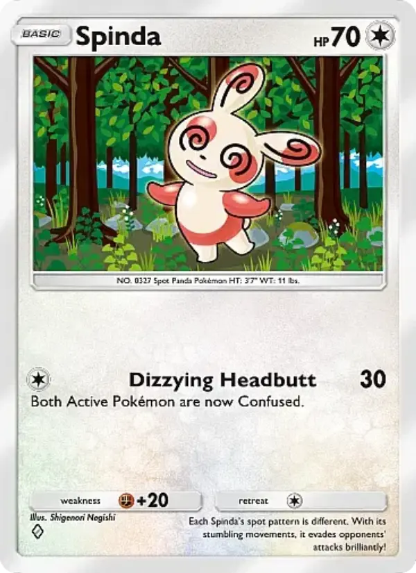 Spinda — Mega Rising card #195