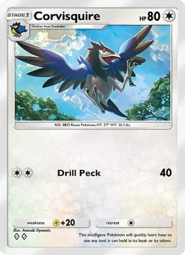 Corvisquire — Mega Rising card #210