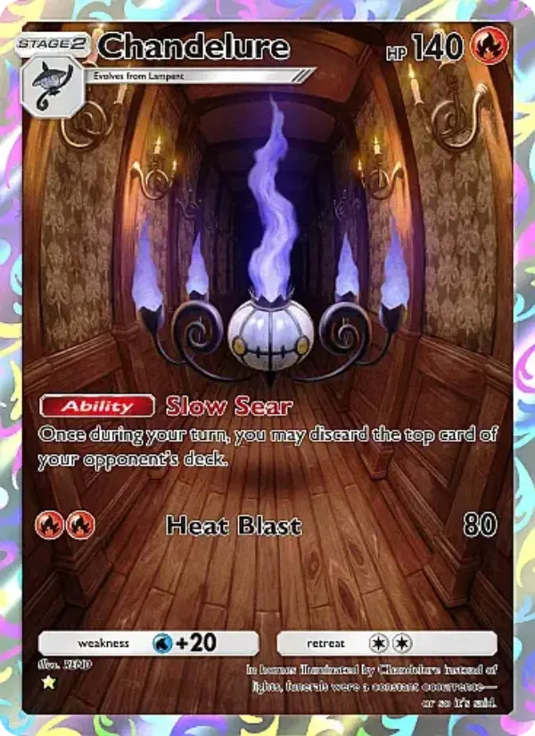 Chandelure — Mega Rising card #231