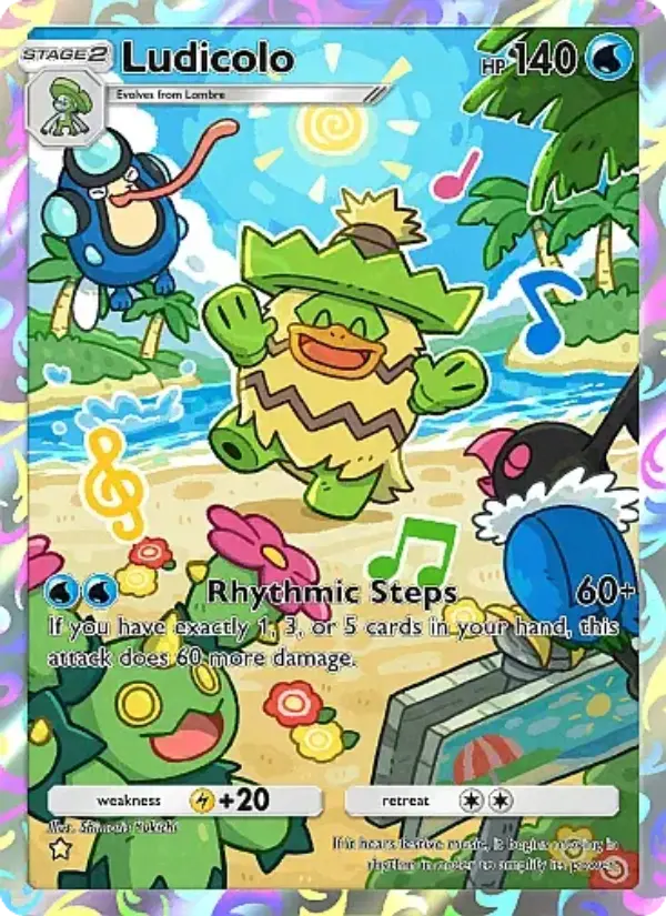 Ludicolo — Mega Rising card #233