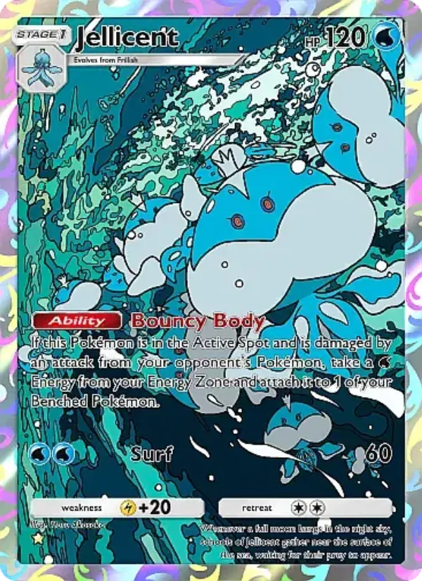 Jellicent — Mega Rising card #234