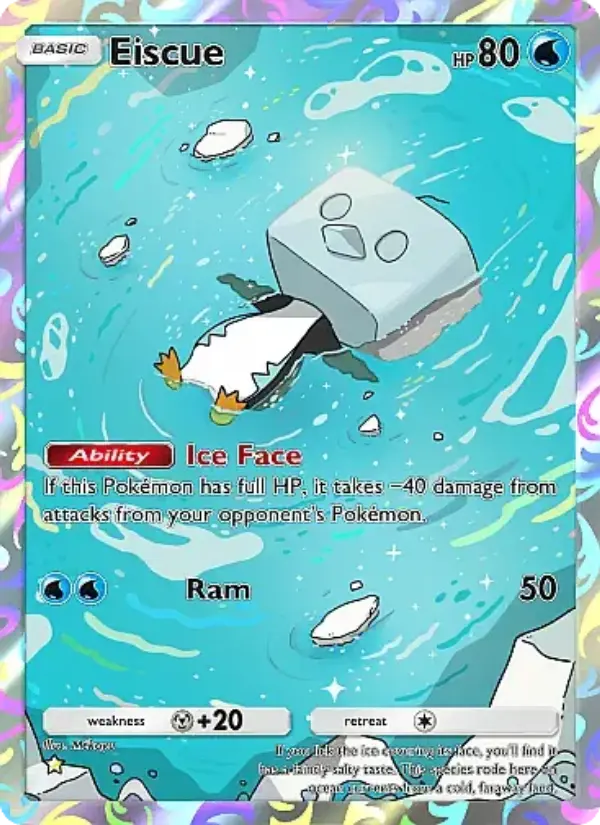 Eiscue — Mega Rising card #236