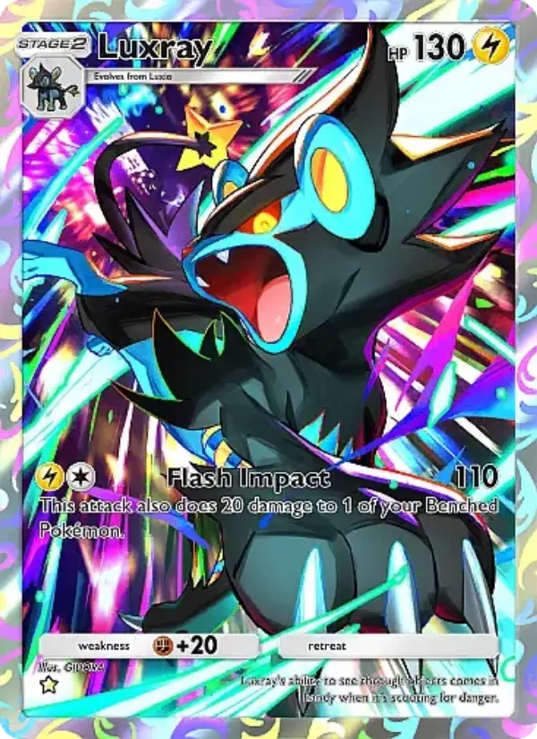 Luxray — Mega Rising card #237