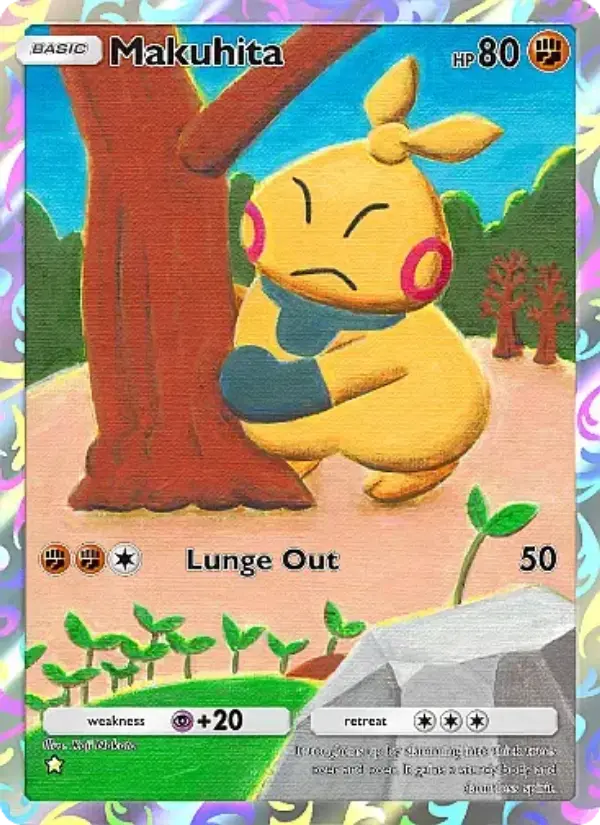 Makuhita — Mega Rising card #240
