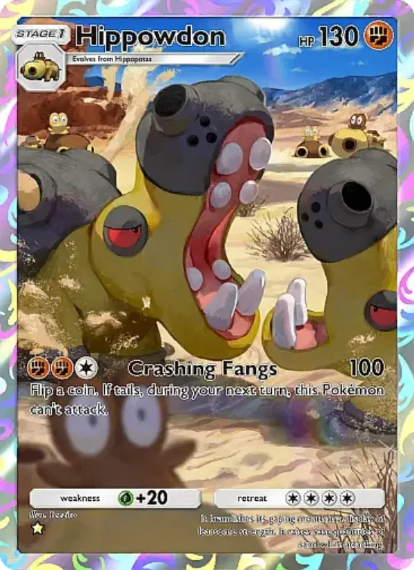 Hippowdon — Mega Rising card #241