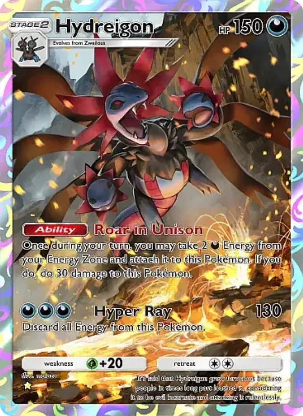 Hydreigon — Mega Rising card #245