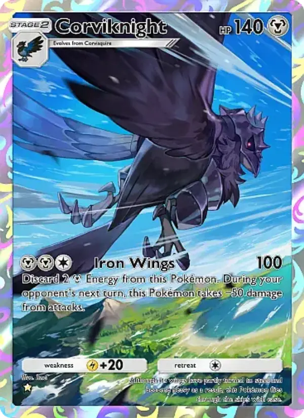 Corviknight — Mega Rising card #246