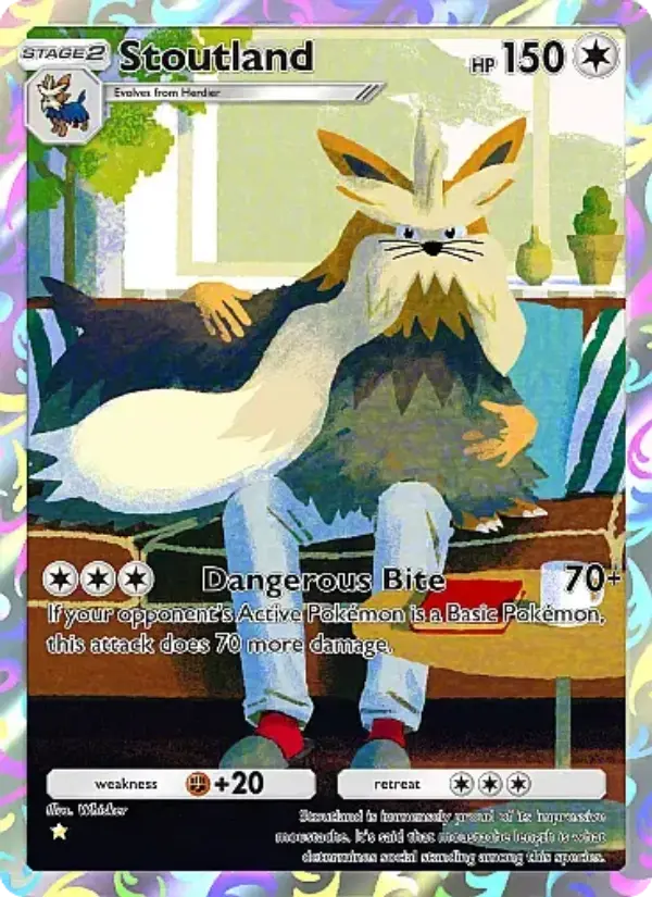 Stoutland — Mega Rising card #249