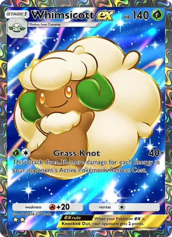 Whimsicott ex — Mega Rising card #252