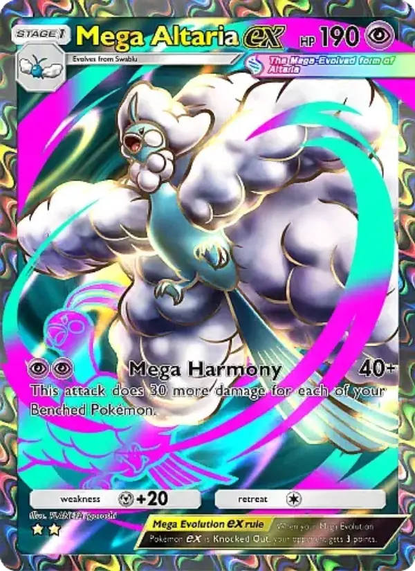 Mega Altaria ex — Mega Rising card #259