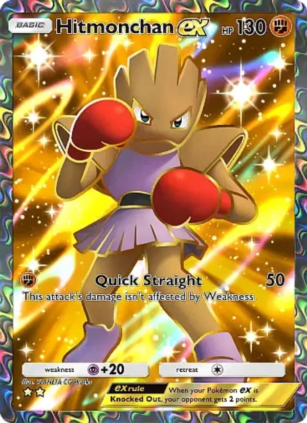 Hitmonchan ex — Mega Rising card #261