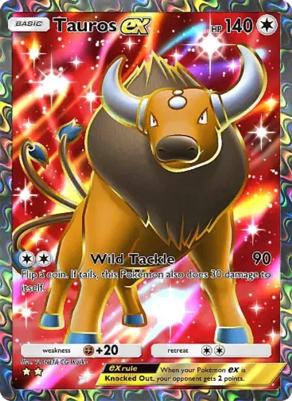 Tauros ex — Mega Rising card #265