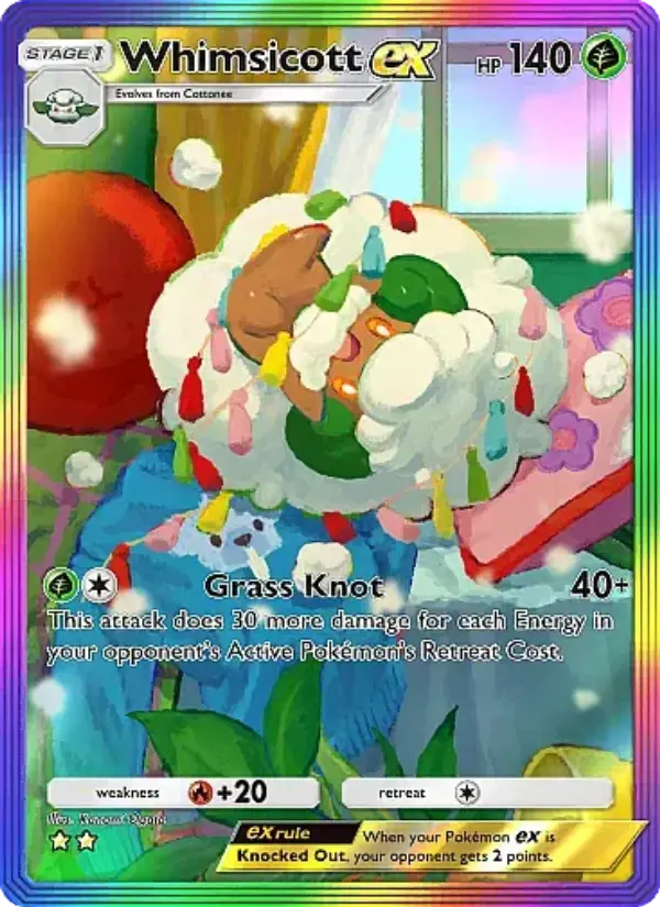Whimsicott ex — Mega Rising card #273