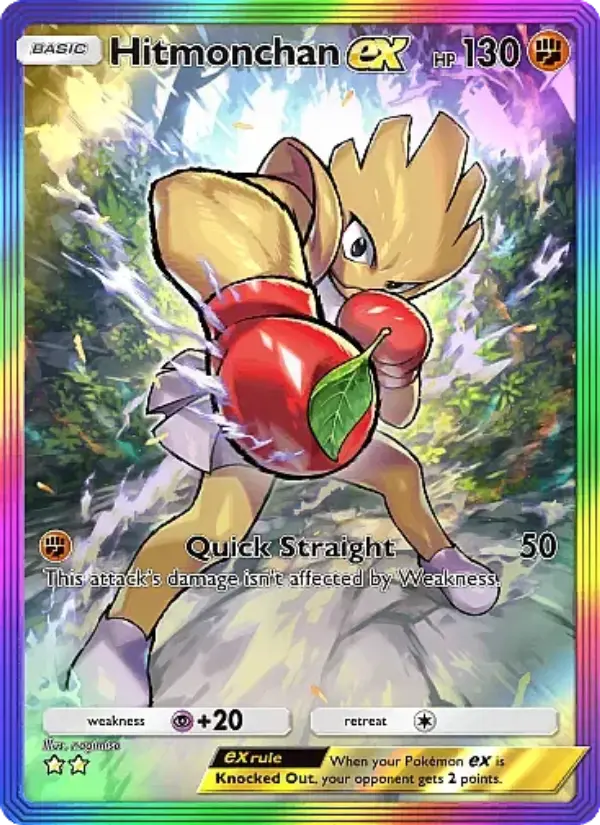 Hitmonchan ex — Mega Rising card #279