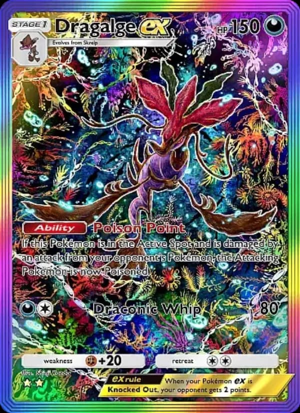Dragalge ex — Mega Rising card #281
