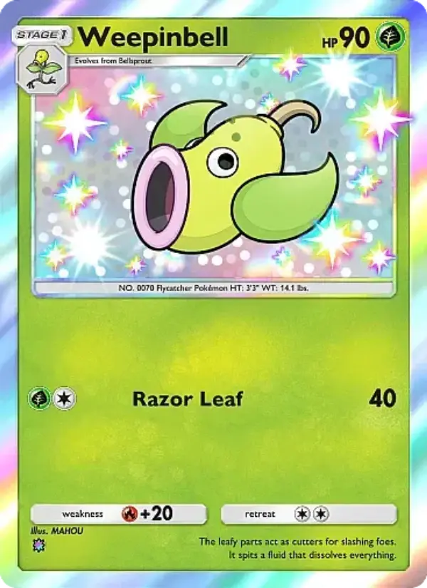 Weepinbell — Mega Rising card #288