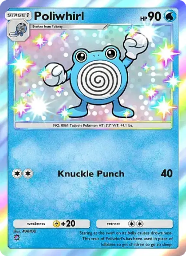 Poliwhirl — Mega Rising card #296
