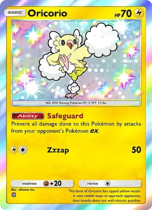 Oricorio — Mega Rising card #303