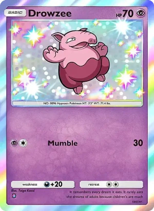 Drowzee — Mega Rising card #305