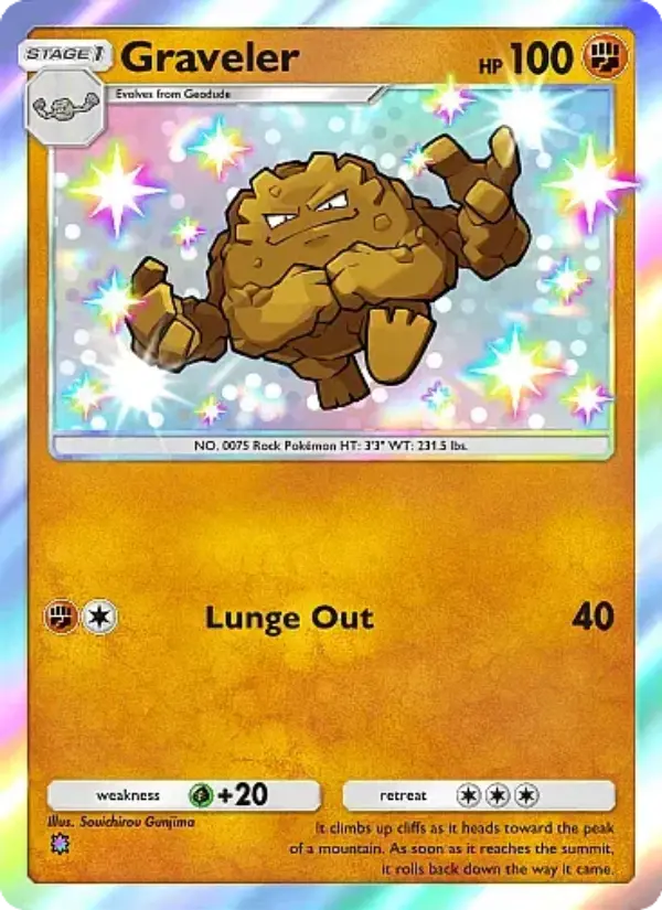 Graveler — Mega Rising card #308