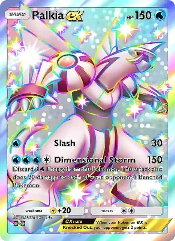 Palkia ex — Mega Rising card #319
