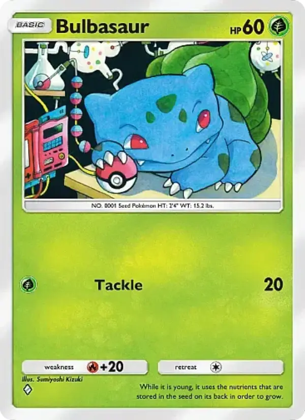 Bulbasaur — Crimson Blaze card #001